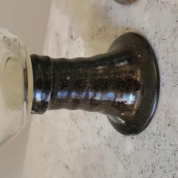 💗 (2) Handmade Ceramic Wine Goblets Glasses Signed 2014 - Picture 2 of 8